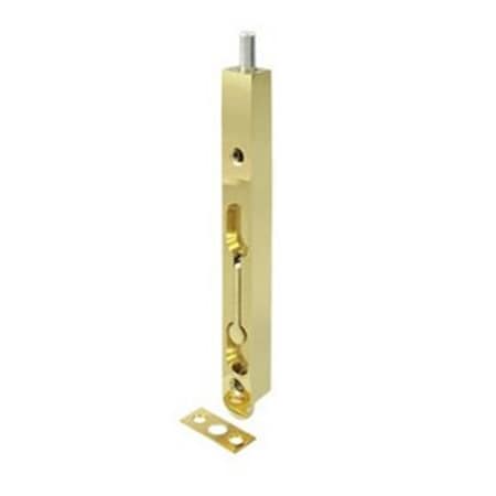 Deltana 7 in. Flush Bolt Zinc, Antique Brass DE567372